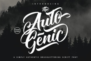 Autogenic: A Versatile Script Font for Editorial Design