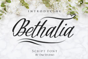 Bethalia: A Delicate Script Typeface for Modern Branding