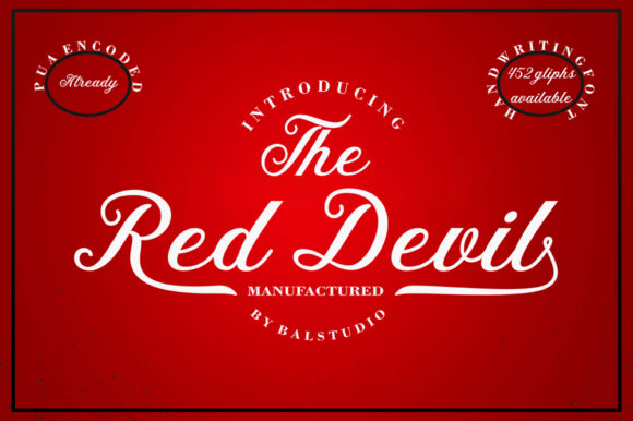 Branding with The Red Devil: A Playful Script Font