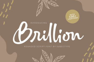 Brillion: A Charming Script Font for Editorial Design