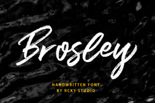 Brosley Font: Elevate Your Brand with Hand-Lettered Style