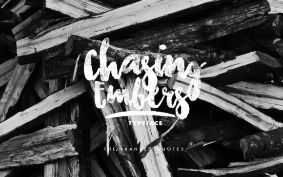 Chasing Embers: A Handwritten Font for Makers