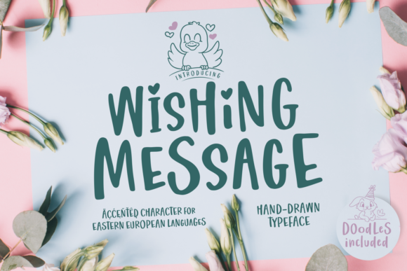Elevate Your Brand with the Wishing Message Typeface