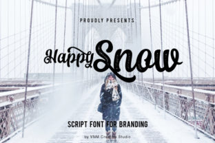 Happy Snow: The Playful Script Font for Handmade Brands