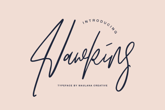 Hawkins Font: The Handcrafted Typeface for Makers