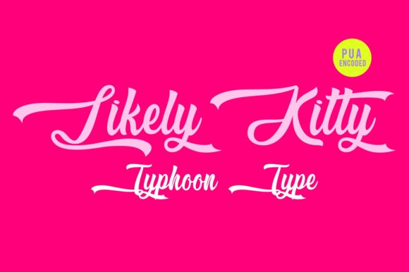 Likely Kitty: A Cheerful Script Font for Small Business Branding