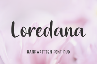 Loredana: The Handwritten Font for Crafters