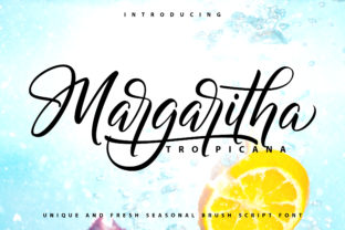 Margaritha Tropicana: A Bold Script Font for Web Headers