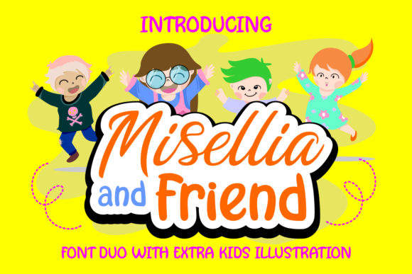 Misellia and Friend Duo: A Playful Typeface for Campaigns