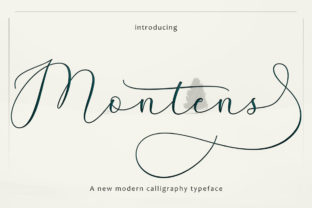 Montens: A Modern Script Font for Digital Branding