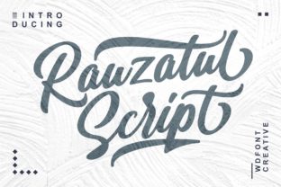 Rauzatul: A Script Font That Elevates Small Business Branding