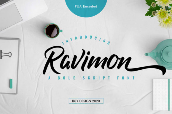 Ravimon: The Handbrush Font That Elevates Your Brand