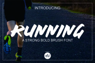 Running: A Bold Script Typeface for Modern Branding