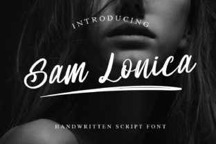 Sam Lonica: A Dynamic Script Font for Web Design