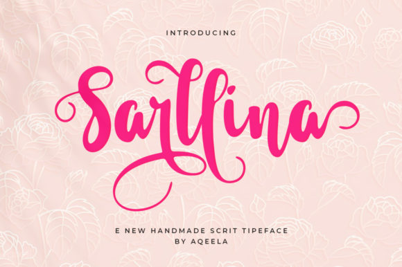 Sarllina Font: Bold Script for Handmade Brands