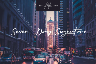 Seven Day Signature: The Perfect Script Font for Handmade Brands