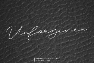 Unforgiven Font: The Script Typeface That Makes Campaigns Pop