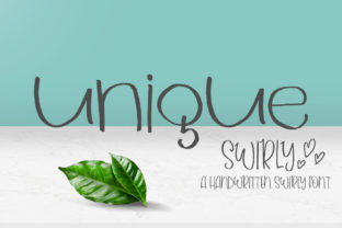 Unique Swirly Font Review: A Romantic Script for Branding